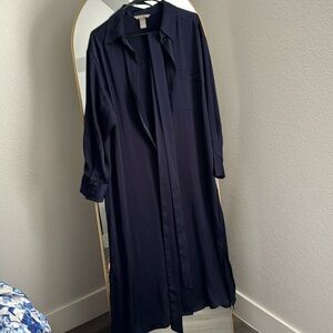 H&M Satin Shirt Dress